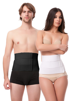 Abdominal Binder One Piece 9" with 3 Split Panels